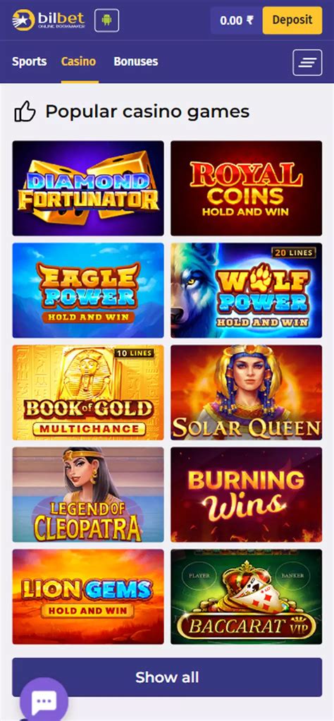 Bilbet casino download